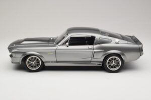 Ford Mustang Shelby GT500 Eleanor Grey Metallic & Black KK-Scale 1:12 KKDC120171 Diecast - image 4 of 8