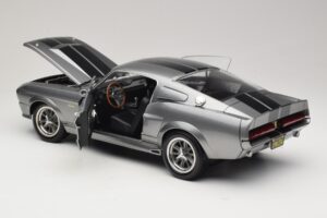 Ford Mustang Shelby GT500 Eleanor Grey Metallic & Black KK-Scale 1:12 KKDC120171 Diecast - image 5 of 8