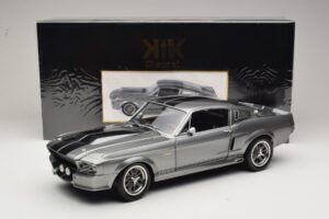 Ford Mustang Shelby GT500 Eleanor Grey Metallic & Black KK-Scale 1:12 KKDC120171 Diecast - image 8 of 8