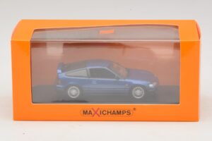 Honda CR-X Blue Metallic Maxichamps 1:43 940161520 Diecast - image 5 of 5
