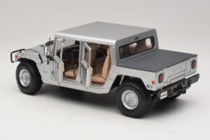 Hummer H1 Hard Top Silver Maisto 1:18 36857 Diecast - image 5 of 8