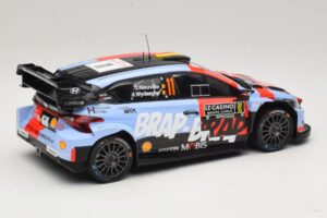 Hyundai i20 N Rally1 #11 T. Neuville / M. Wydaeghe Rally Monte Carlo 2026 IXO 1:18 18RMC270B Diecast - image 2 of 6