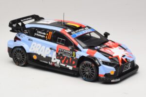 Hyundai i20 N Rally1 #11 T. Neuville / M. Wydaeghe Rally Monte Carlo 2026 IXO 1:18 18RMC270B Diecast - image 4 of 6