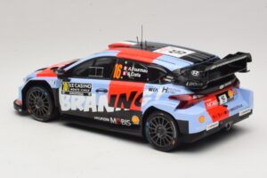 Hyundai i20 N Rally1 #16 A. Fourmaux / A. Coria Rally Monte Carlo 2026 IXO 1:18 18RMC270A Diecast - image 5 of 6