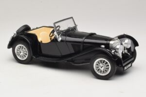 Jaguar SS100 Roadster Black Bburago 1:18 3006-M3 Diecast - image 4 of 6