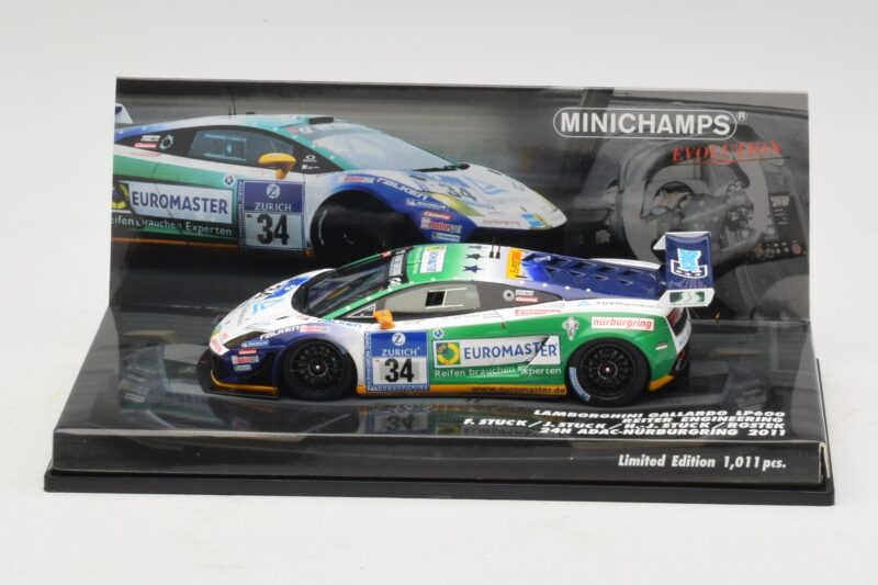 Lamborghini Gallardo LP600 GT3 #34 Reiter Engineering H-J. Stuck 24 Hours of Nurburgring 2011 Minichamps 1:43 437111284 Dieca