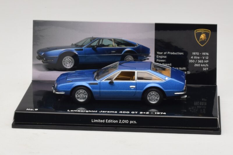 Lamborghini Jarama 400 GTS Blue Minichamps 1:43 436103400 Diecast