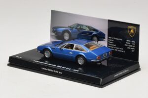 Lamborghini Jarama 400 GTS Blue Minichamps 1:43 436103400 Diecast - image 3 of 5