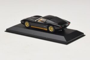 Lamborghini Miura P400 Black Minichamps 1:43 430103004 Diecast - image 3 of 5