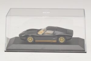 Lamborghini Miura P400 Black Minichamps 1:43 430103004 Diecast - image 4 of 5