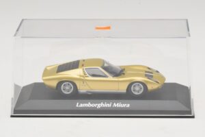 Lamborghini Miura P400 Gold Maxichamps 1:43 940103002 Diecast - image 4 of 5