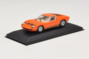 Lamborghini Miura P400 Orange Minichamps 1:43 430103002 Diecast - image 2 of 5