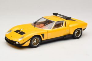 Lamborghini Miura SVR Yellow & Black Kyosho 1:18 08319GY Diecast