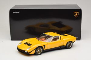 Lamborghini Miura SVR Yellow & Black Kyosho 1:18 08319GY Diecast - image 8 of 8
