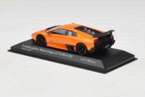 Lamborghini Murcielago LP670-4 SV Orange Metallic Minichamps 1:43 400103942 Diecast - image 3 of 5