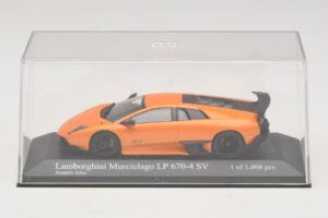 Lamborghini Murcielago LP670-4 SV Orange Metallic Minichamps 1:43 400103942 Diecast - image 4 of 5