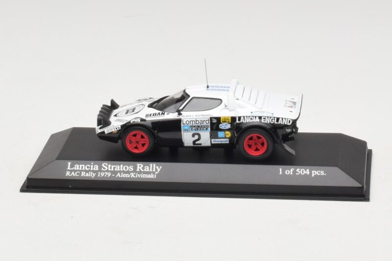 Lancia Stratos Rally #2 M. Alen / I. Kivimaki RAC Rally 1979 Minichamps 1:43 430791202 Diecast
