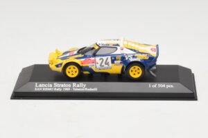 Lancia Stratos Rally #24 F. Tabaton / Radaelli San Remo Rally 1980 Minichamps 1:43 430801224 Diecast