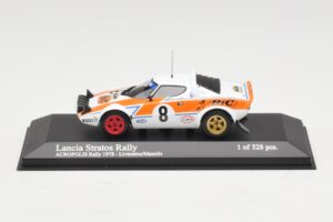 Lancia Stratos Rally #8 Livieratos / Manolis Acropolis Rally 1978 Minichamps 1:43 430781208 Diecast