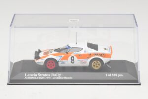 Lancia Stratos Rally #8 Livieratos / Manolis Acropolis Rally 1978 Minichamps 1:43 430781208 Diecast - image 4 of 5