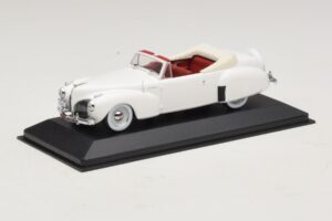 Lincoln Continental Convertible White Minichamps 1:43 400082501 Diecast - image 2 of 5