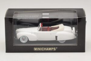 Lincoln Continental Convertible White Minichamps 1:43 400082501 Diecast - image 5 of 5