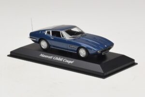 Maserati Ghibli Blue Metallic Maxichamps 1:43 940123321 Diecast - image 3 of 5