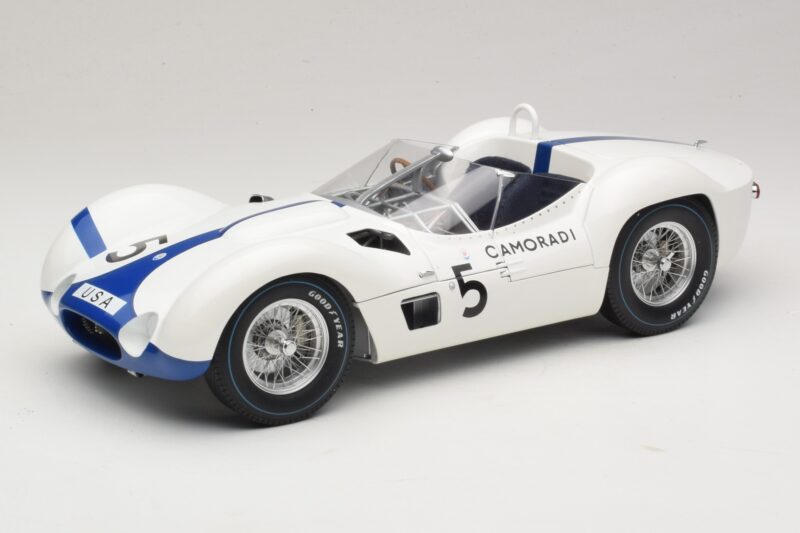 Maserati Tipo 61 #5 Camoradi S. Moss / D. Gurney 1000km Nurburgring Winner 1960 Minichamps 1:12 Maserati Tipo 61 #5 Camoradi S. Moss / D. Gurney 1000km Nurburgring Winner 1960 Minichamps 1:12 120601205 Diecast