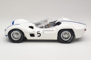 Maserati Tipo 61 #5 Camoradi S. Moss / D. Gurney 1000km Nurburgring Winner 1960 Minichamps 1:12 120601205 Diecast - image 4 of 8