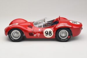 Maserati Tipo 61 #98 C. Shelby Times Mirror GP For Sportscars 1960 Minichamps 1:12 120601298 Diecast - image 3 of 8
