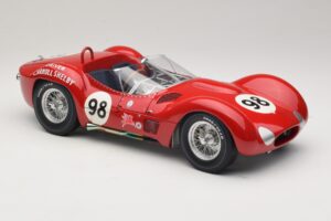 Maserati Tipo 61 #98 C. Shelby Times Mirror GP For Sportscars 1960 Minichamps 1:12 120601298 Diecast - image 6 of 8