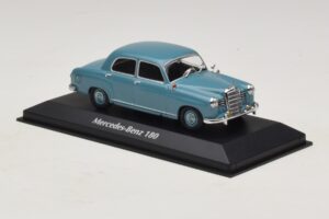 Mercedes 180 W120 Blue Maxichamps 1:43 940033102 Diecast - image 3 of 5