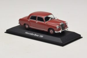 Mercedes 180 W120 Red Maxichamps 1:43 940033101 Diecast - image 3 of 5