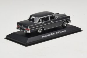 Mercedes 300 SE W112 Lang Dark Grey Maxichamps 1:43 940035201 Diecast - image 2 of 5