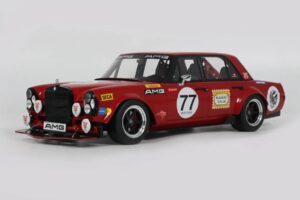 Mercedes 300 SEL W109 Red Pig S-Klub C63 S Mars Red GT Spirit 1:18 GT584 Resin - image 2 of 2