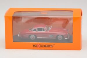 Mercedes 300 SL W198 Red Maxichamps 1:43 940039001 Diecast - image 5 of 5