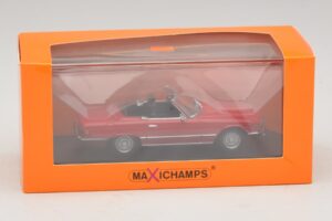 Mercedes 350 SL R107 Red Maxichamps 1:43 940033432 Diecast - image 5 of 5