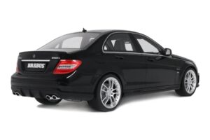 Mercedes C63 AMG W204 Brabus B63S Obsidian Black GT Spirit 1:18 GT582 Resin - image 2 of 5