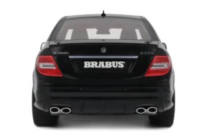 Mercedes C63 AMG W204 Brabus B63S Obsidian Black GT Spirit 1:18 GT582 Resin - image 5 of 5