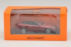 Mercedes SL R230 Red Metallic Maxichamps 1:43 940037530 Diecast - image 5 of 5