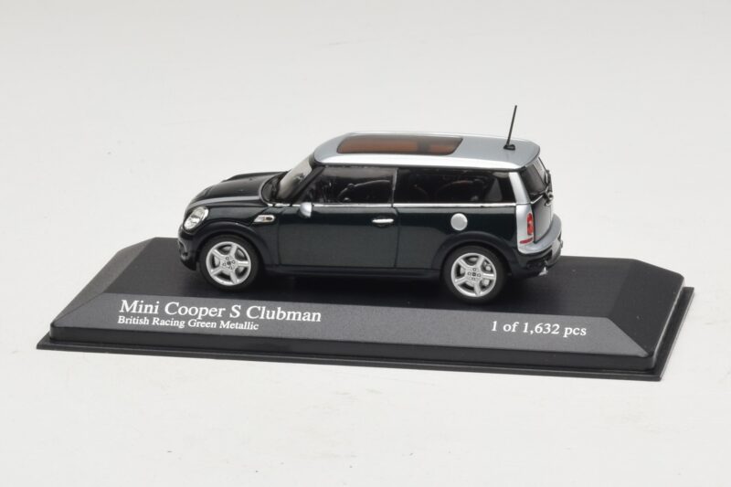 Mini Cooper S Clubman R55 Green Silver Minichamps 1:43 431138670 Diecast