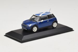 Mini Cooper S R53 Blue With Scottish Flag Minichamps 1:43 MINI016 Diecast - image 2 of 5