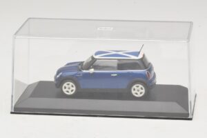 Mini Cooper S R53 Blue With Scottish Flag Minichamps 1:43 MINI016 Diecast - image 4 of 5