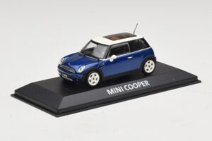 Mini Cooper S R53 Dark Blue With Panoramic Roof Minichamps 1:43 MINI021 Diecast - image 2 of 4