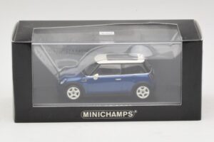 Mini Cooper S R53 Dark Blue With Panoramic Roof Minichamps 1:43 MINI021 Diecast - image 4 of 4