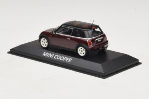 Mini Cooper S R53 Dark Red With Black Roof Minichamps 1:43 MINI028 Diecast - image 3 of 5