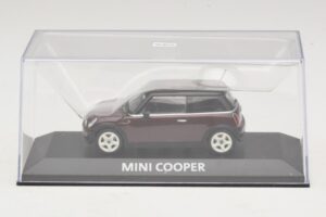 Mini Cooper S R53 Dark Red With Black Roof Minichamps 1:43 MINI028 Diecast - image 4 of 5