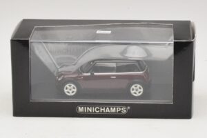 Mini Cooper S R53 Dark Red With Black Roof Minichamps 1:43 MINI028 Diecast - image 5 of 5