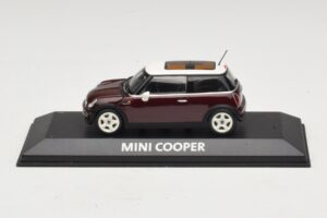 Mini Cooper S R53 Dark Red With Panoramic Roof Minichamps 1:43 MINI019 Diecast