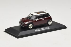 Mini Cooper S R53 Dark Red With Panoramic Roof Minichamps 1:43 MINI019 Diecast - image 2 of 4